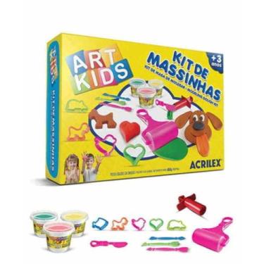 Imagem de Massinha Art Kids - Kit De Massinhas Com 14 Peças - Acrilex