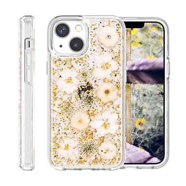 Imagem de Para iPhone 14 13 12 11 Pro Max Mini X XS XR 7 8 14 Plus casos Golden Flower, Para iPhone XR