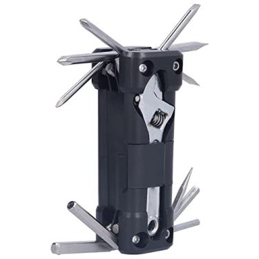 Imagem de Agatige Kit de ferramentas para reparo de bicicleta, 16 em 1, kit de ferramentas métrico dobrável para reparo doméstico de bicicleta