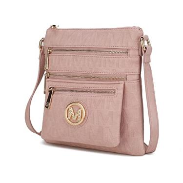 Imagem de MKF Collection Bolsa tiracolo feminina, bolsa de mão de couro PU, alça ajustável, bolsa lateral cruzada, bolsa de ombro por Mia K, Jessy Rosa Rosa, Small