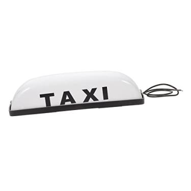 Imagem de LABRIMP luz de cúpula de táxi sinal superior do telhado do táxi sinal LED Placas de neon sinal de táxi conduzido sinal luminoso de táxi magnético aluguel carro conduziu luzes marcadoras
