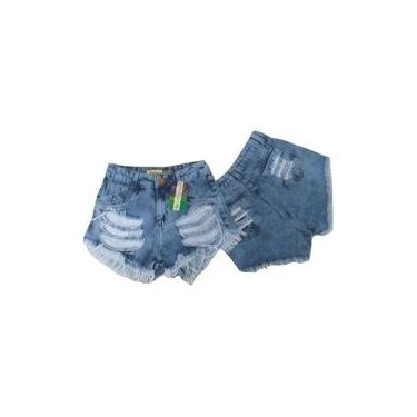 shorts femininos jeans baratos