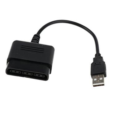 Imagem de Baosity Cabo conversor de controle de vídeo para jogos, PS2 para PS3 e PC cabo adaptador USB para Sony PlayStation 2