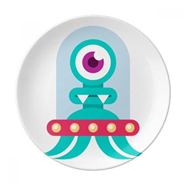 Imagem de Universo Alienígena Monstro Ciclope Prato Decorativo de Porcelana Salver Prato de Jantar