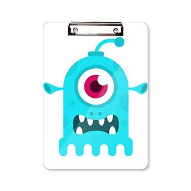 Imagem de Placa de suporte para pasta Alien Blue Cyclops Universo e Alienígena A4