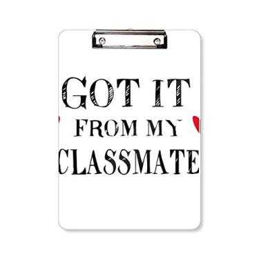 Imagem de Got It from My Classmate Graduation Season prancheta pasta bloco de notas placa de apoio A4