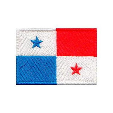Imagem de Patch Bordado - Bandeira Do Panamá Pequena BD50233-10P Termocolante Para Aplicar