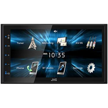 Imagem de JVC Receptor estéreo automotivo KW-M150BT Bluetooth com porta USB – Tela sensível ao toque de 6,7 polegadas – Rádio AM/FM – MP3 Player Double DIN – EQ de 13 bandas (preto)