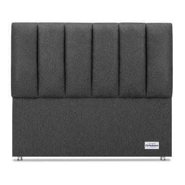 Imagem de Cabeceira South Linho Cinza Casal (11x140x125) - Ortobom