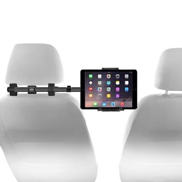 Imagem de Macally Tablet Holder for Car Headrest - Adjustable iPad Headrest Mount for Car - Super Secure Car iPad Holder Backseat Kids - Fits All 4.7-12.9" Back Seat Devices (iPad Pro/Air/Mini, Nintendo Switch)