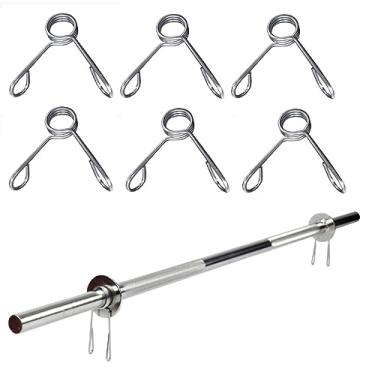 Imagem de Kit 10 Presilhas Barra Grampo 3 Voltas 27.50 Mm