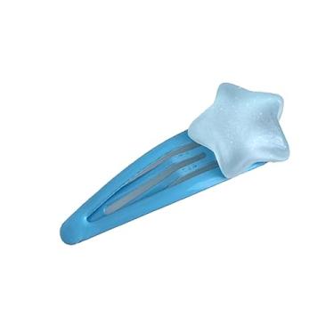 Imagem de Grampo de Cabelo Feminino, Presilha Francesa Ampla Aplicação Multifuncional Moda Durável para Deslocamento (Presilha Francesa Estrela)