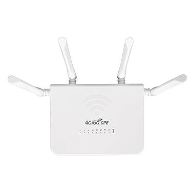 Imagem de Roteador WiFi 4G, 4 Antenas 300 Mbps Hotspot WiFi Móvel para Escritório (plugue da ue)