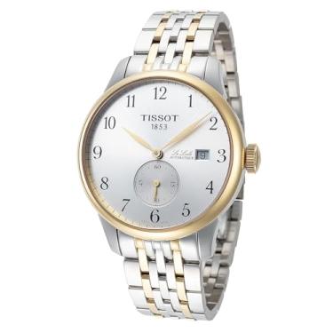 Imagem de Tissot Relógio masculino Le Locle 316L de aço inoxidável com revestimento PVD em ouro a...