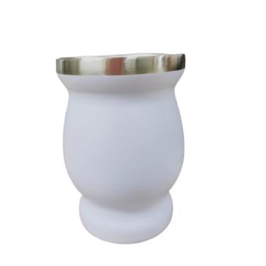 Imagem de Copo cuia térmica 240ml P/Tererê e Chimarrão (BRANCO)