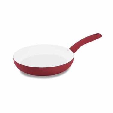 Imagem de Frigideira Hercules Antiaderente 22cm Indução Ceramico Vermelho