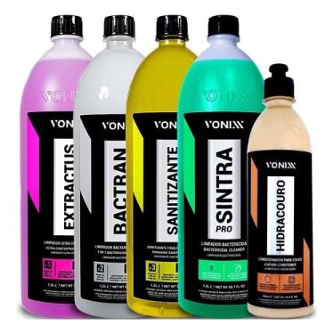 Imagem de Kit Vonixx Sanitizante Bactran Extractus Vonixx Sintra Couro