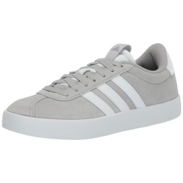Imagem de adidas Tênis feminino VL Court 3.0, Cinza/branco/prata metálica, 39