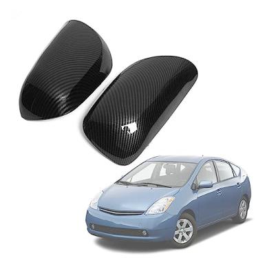 Imagem de Capa de espelho lateral de porta para Toyota Yaris 2007 2008 2009 2010 2011 Capa de espelho retrovisor de fibra de carbono para Prius 2004-2007 2009