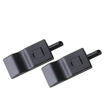 Imagem de IKUESM 2 unidades 15844616 compatível com Chevrolet Silverado Tahoe compatível com GMC Sierra Yukon 2007-2013 parte interna traseira dianteira durável maçaneta de fechadura da porta preta