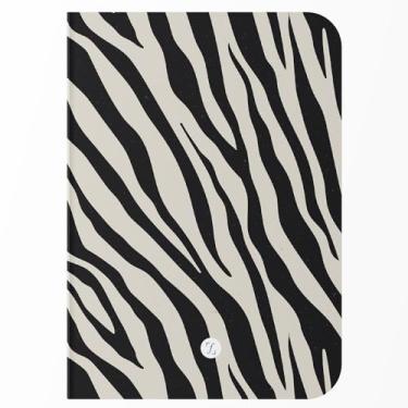 Imagem de Caderno sem Pauta A5 - Capa Flexível 80 Páginas 20x14cm - Pattern Zebra