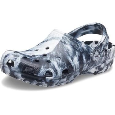 Imagem de Crocs classic marbled clog white/black - 41