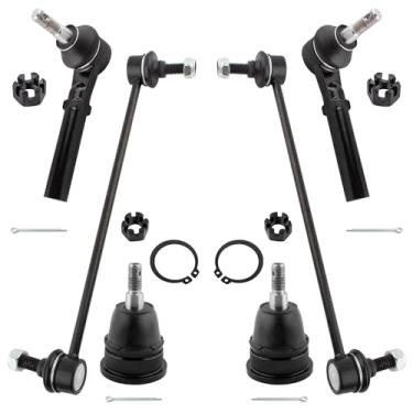 Imagem de BOXI 6 peças de junta esférica inferior de barra oscilante para Chrysler Town & Country 2008-2016 para Dodge Grand Caravan 2008-2018 para Ram C/V 2012-15 para Volkswagen Routan 2009-14 | K500082 K7258