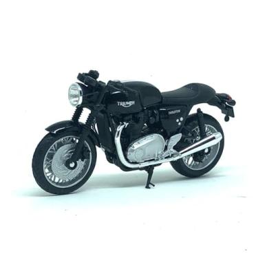 Imagem de MINIATURA MOTO TRIUMPH THRUXTON SERIE CALIFORNIA CYCLE