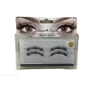 Imagem de Cilios Magneticos Postiços 3D Natural Imã Olho Inteiro