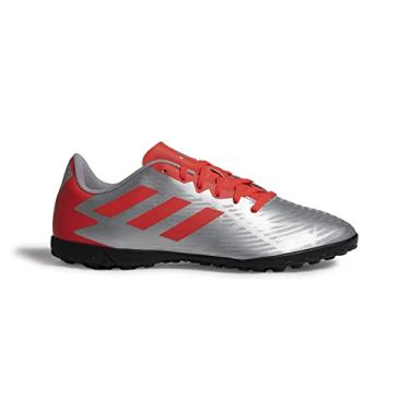 Imagem de Chuteira Society Adidas Artilheira V Masculino - Prata e Laranja (br_footwear_size_system, adult, numeric, numeric_39)