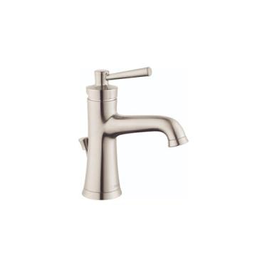 Imagem de hansgrohe Joleena — Torneira de pia de banheiro Transitional 1 alça 20 cm de altura em níquel escovado, 04771820
