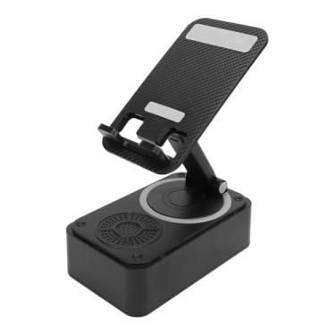 Imagem de Suporte para Celular Giratório de 360 ​​graus Com Alto-falante Bluetooth Sem Fio, Bateria de 1200mAh, Porta de Carregamento Tipo C, Suporte para MP3 WMA, Compatível Com Tablets