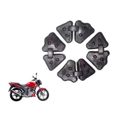 Imagem de Kit 4 Peças Coxim Coroa Para Moto Dafra Riva 150  - ILLION - EMBUS