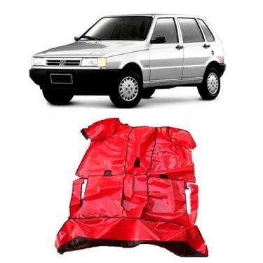 Imagem de TAPETE VINIL verniz fiat UNO ELBA PREMIO ATE 98 VERMELHO - MANOS TAPET