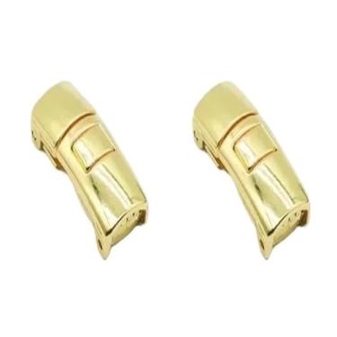 Imagem de Press Lock Shoelaces Without Ties Elastic Laces Sneaker Widened Flat No Tie Shoe Laces Kids Adult Shoelace For Shoes(Gold Lock)