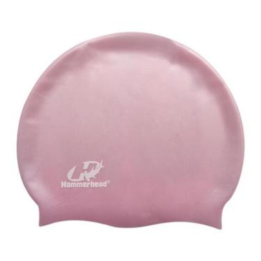 Imagem de Touca De Natação Silicone Adulto Lisa Hammerhead, Rosa