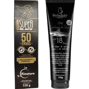 Imagem de Pomada Massageadora 50 Ervas 150g + Gel Cartilagem de Tubarão 150g - B