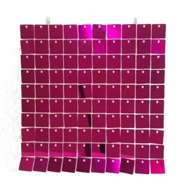 Imagem de Painel Lantejoula Magico Festas Eventos Shimmer Wall Rosa - Open Star,