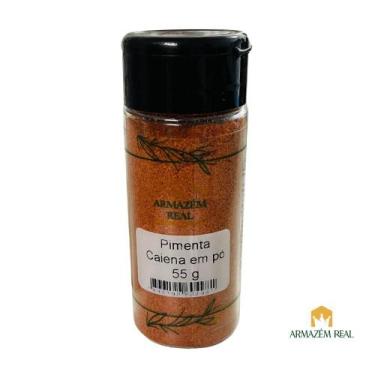 Imagem de Pimenta Caiena em Pó - Intensifica o Sabor - 55g - Armazém Real