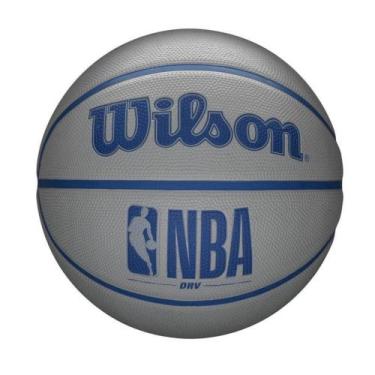Imagem de Bola de Basquete Wilson NBA DRV Original - Oficial Nº 7, Cinza