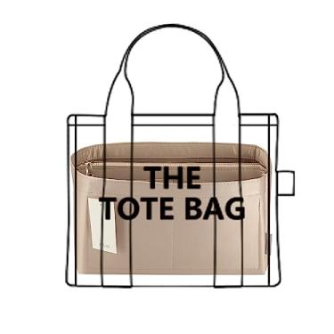 Imagem de ZTUJO Organizador de Bolsa para Bolsas Neverfull MM, Speedy, Louis Vuitton e Mais - Bege Sedoso, Grande