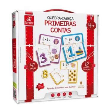 Imagem de Jogo Educativo Primeiras Contas 47 Peças - Brincadeira de criança