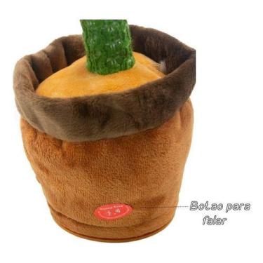 Imagem de Cacto Dançante E Falante Toca Música Repete A Fala Brinquedo - Toy Kin