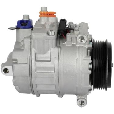 Imagem de Compressor de ar condicionado com embreagem A C para 2003-2006 Apto para Mercedes-Benz SL500 5.0L, 2003-2007 Apto para Mercedes-Benz SL55 AMG 5.4L Compressor de ar condicionado OE CO 11256C