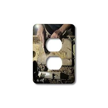 Imagem de 3dRose LLC lsp_37741_6 Máquina de charutos cubanos Pinar del Rio Cuba tampa de tomada com 2 plugues