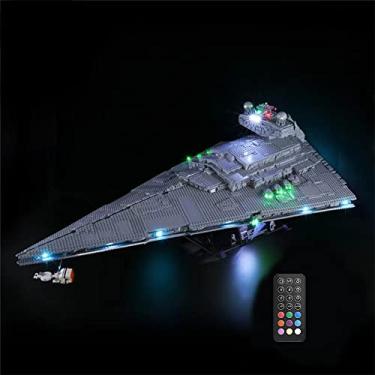 Imagem de GEAMENT LED Light Kit (Remote Control) Compatible with Lego Imperial Star Destroyer - for 75252 (Model Set Not Included)