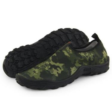 Imagem de Sapatilha Náutica Aquática Neoprene Híbrida Praia Canoagem Mergulho Su
