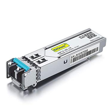 Imagem de 10Gtek Transceptor SFP 100Base-LX, módulo óptico de fibra de modo único de 100 m, DDM de 1310 nm, até 15 km, para Cisco GLC-FE-100LX-RGD/MFELX1, Ubiquiti, D-Link, Netgear, Supermicro e mais