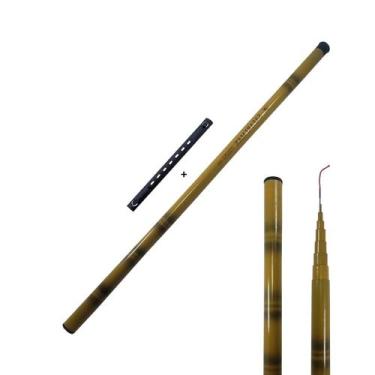 Imagem de Vara de Mão Bambu 4,5 Telescópica 60% Carbono Modelo Bamboo - Safari M