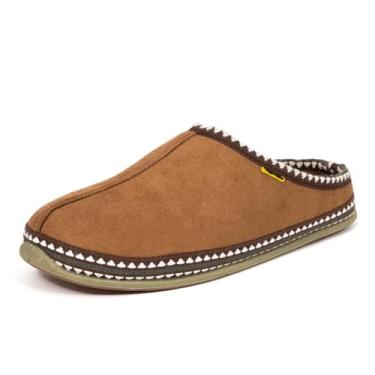 Imagem de Deer Stags SU.P.R.O Masculino Onde quer que esteja dentro de casa Pantufa de meia, Chestnut, 8